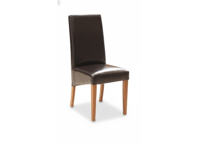 Silla de diseño de madera moderna de comedor de hostelería.