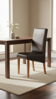 Conjunto de 8 sillas de diseño, sillas de comedor nuevas en piel 100%