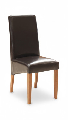 Conjunto de 8 sillas de diseño, sillas de comedor nuevas en piel 100%