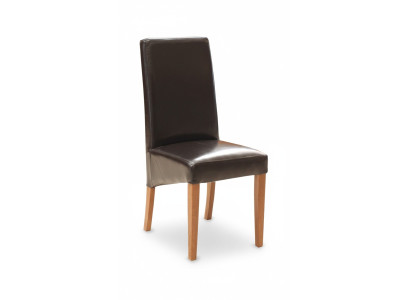 Conjunto de 8 sillas de diseño, sillas de comedor nuevas en piel 100%
