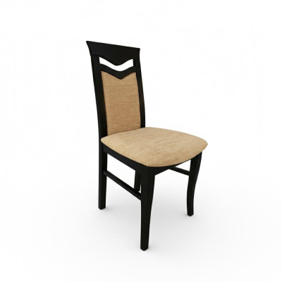 Conjunto de diseño 6x silla de madera tela acolchada sillas comedor de hostelería.