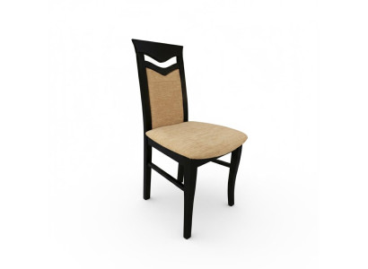 Conjunto de diseño 6x silla de madera tela acolchada sillas comedor de hostelería.