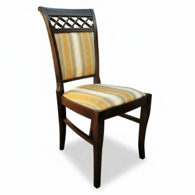 Establecer 6x Silla Sillón Diseñador Madera Tela Tapizado Sillas Restaurante Comedor Textil
