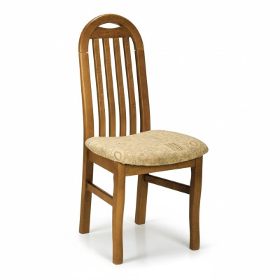Diseño de sillas Set 2x silla Madera maciza Comedor Nueva Tapizado Tela de hostelería