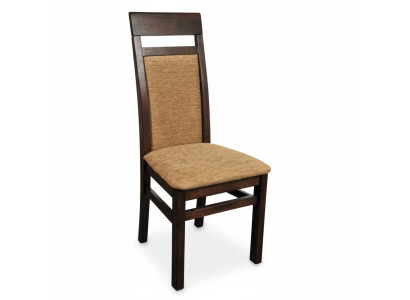 Diseño de silla conjunto 2x sillón madera tela sillas tela comedor nuevo tapizado