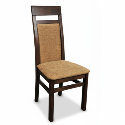 Silla de comedor de madera con respaldo tapizado de cuero conjunto de 20 sillas nuevas.