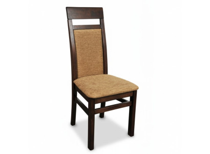 Silla de comedor de madera con respaldo tapizado de cuero conjunto de 20 sillas nuevas.