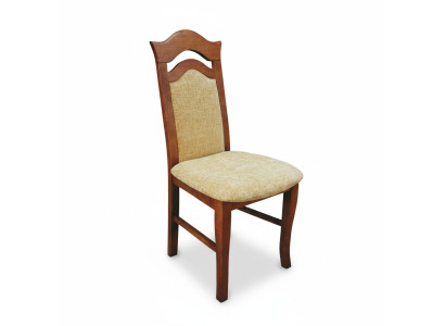 Conjunto de 10 sillas de comedor de madera maciza con tapizado de tela para restaurante y comedor.