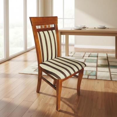 Sillas 10x Juego de sillas de comedor de madera maciza Silla tapizada de sala de estar Sillas de respaldo de comedor
