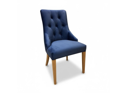 Conjunto Chesterfield 6x silla silla de comedor tapizada tela Gastro comedor