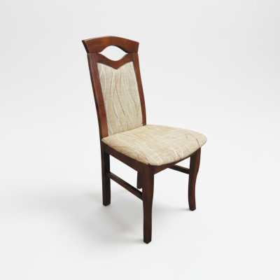 Juego de 20 sillas de comedor de madera maciza con tapizado de tela para restaurante y comedor.