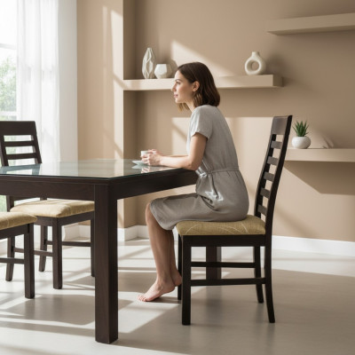 Establecer 10x silla de comedor de tela silla de comedor de madera maciza tapicería silla de comedor de madera maciza tapizado Gastro