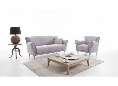 Sofá set de 3+1+1 plazas Sofás Couch juego de tapizados de sofá moderno tela nuevo