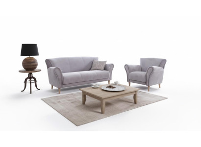 Sofá de 3 plazas sofás sofá tapicería moderna sillón de tela de conjunto.