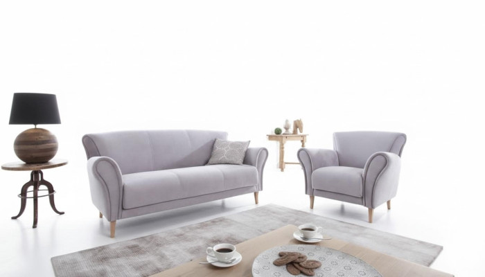 Sillón de diseño moderno relax tapizado 1 plaza sofá para salón