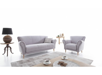 Sillón de diseño moderno relax tapizado 1 plaza sofá para salón