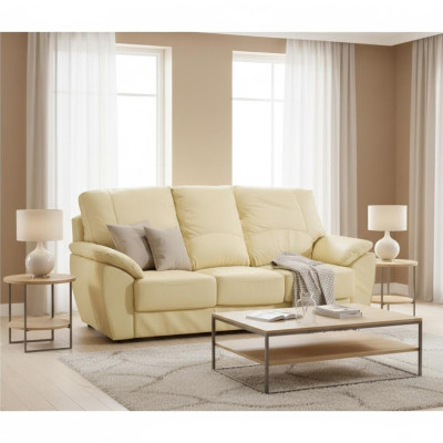 Moderno sofá de diseño de tres plazas, sofá relax de 3 plazas, sofá acolchado, asiento nuevo.