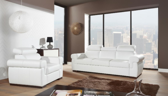 Moderno juego completo de sala de estar 3+1+1 sofá conjunto asiento tapizado nuevo.