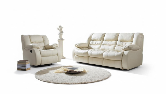 Sillón Regan Diseño Sofás Tela Sofás de Cuero Relax Lounge Asiento Moderno