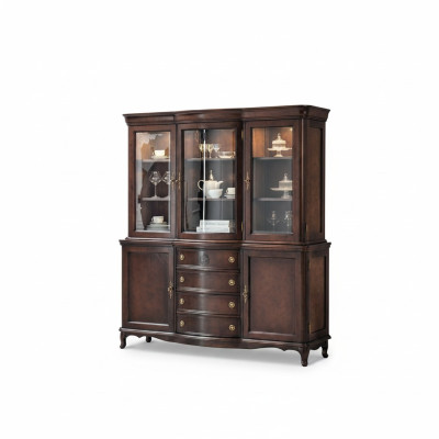 Armario de pared Aparador de madera estilo barroco Buffet Vitrina Armario Nuevo