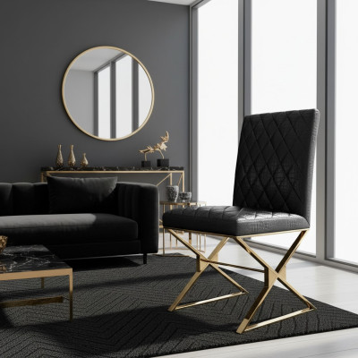 Diseño de sillas acolchadas Grupo de sillones y sillas conjunto Salón Club Set Comedor 8x