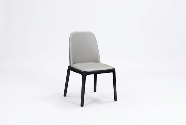 Silla 1x Comedor Acolchado Sillón Lounge Club Textil Cuero Tejido de TV