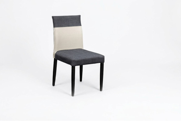 Silla 1x Comedor Silla Acolchada Butaca Salón de TV Lounge Cuero Textil Asiento Club