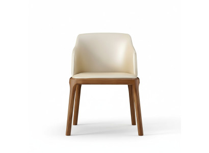 Silla 1x Comedor Silla Tapizada Butaca Sillón Salón Club Tela Asiento Cuero