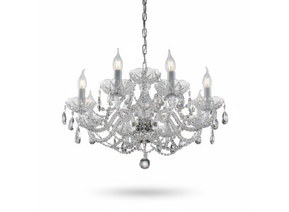 Cubierta de candelabro Lámpara Clásica Iluminación de lámparas de cristal Nuevo Bohemia