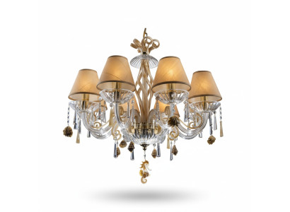 Candelabro de cristal Lámpara de techo Lámpara colgante Luz Bohemia