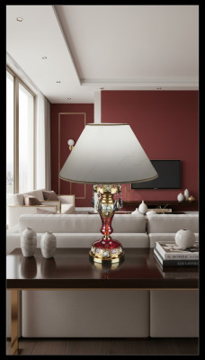 Lámparas de mesa clásicas Lámparas de pie Luces Lámparas de cristal Artículos nuevos