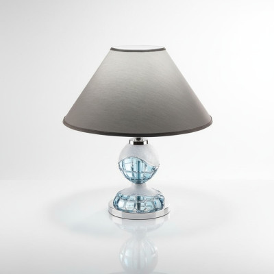 Lámpara de mesa de estilo antiguo, lámpara de corona, lámparas de cristal, luces, luz.