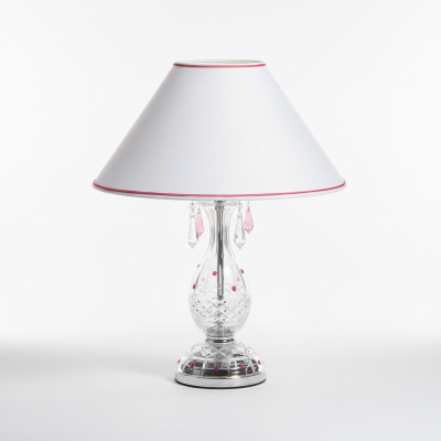 Lámpara de sobremesa clásica para mesita de noche, lámpara de mesa, lámpara de mesa Bohemia, lámpara de mesa.