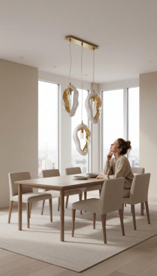 Candelabro de cristal Lámpara de techo Lámpara colgante Lámpara de techo Nuevo