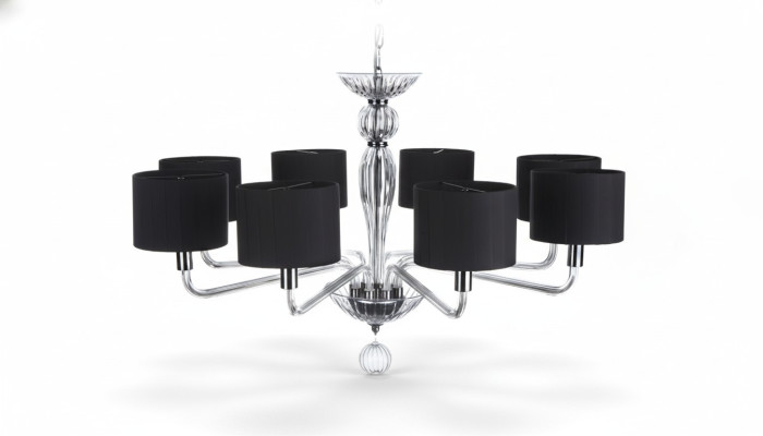 Candelabro de techo de cristal Iluminación de candelabro de techo de élite de Bohemia