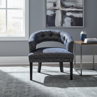 Diseño de sillas Chesterfield, conjunto de sillas tapizadas en tela para hotel, grupo de 4 unidades.