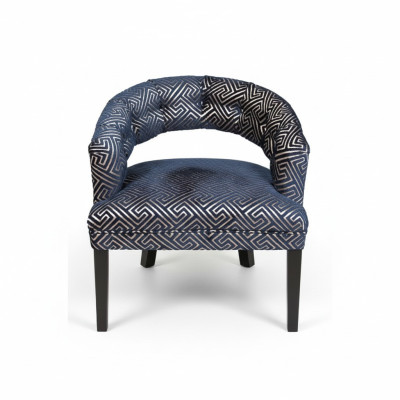 Diseño de sillas Chesterfield, conjunto de sillas tapizadas en tela para hotel, grupo de 4 unidades.