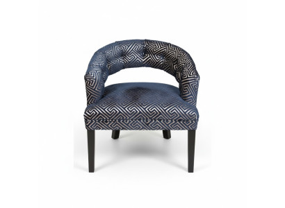 Diseño de sillas Chesterfield, conjunto de sillas tapizadas en tela para hotel, grupo de 4 unidades.