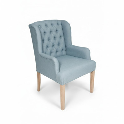 Gris Chesterfield Conjunto de Sillones de diseño, muebles de asiento de lujo, juego de 4 unidades.