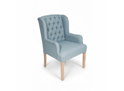 Gris Chesterfield Conjunto de Sillones de diseño, muebles de asiento de lujo, juego de 4 unidades.