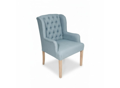 Sillón chesterfield azul juego de comedor grupo de sillas x8 sillones
