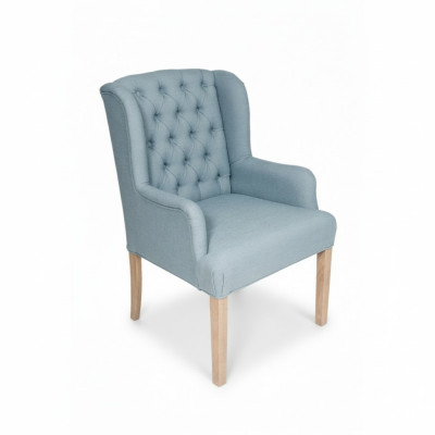 Juego de sillas modernas Designer x10 sillas acolchadas Chesterfield estructura de madera