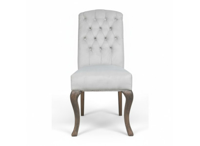 Diseño de sillas Chesterfield para hotel, juego de sillas tapizadas en tela, grupo de 8 juegos nuevos.