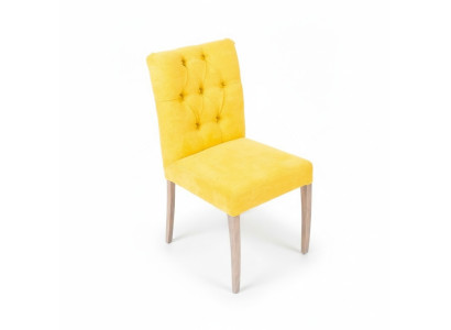 Diseñador Sillones Amarillos Chesterfield Juego de Sillas de Hotel Conjunto de 4 Piezas.