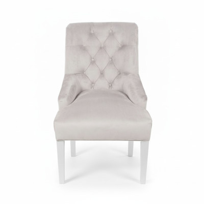 Sillas de diseño Chesterfield Conjunto de tapicería para hoteles Grupo de 4 sillas.