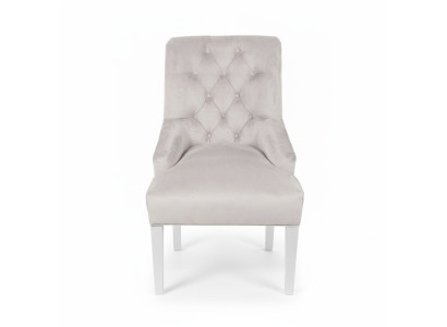Sillas de diseño Chesterfield Conjunto de tapicería para hoteles Grupo de 4 sillas.