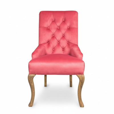 Sillas Chesterfield rojas. Conjunto exclusivo de sillas de comedor x4.