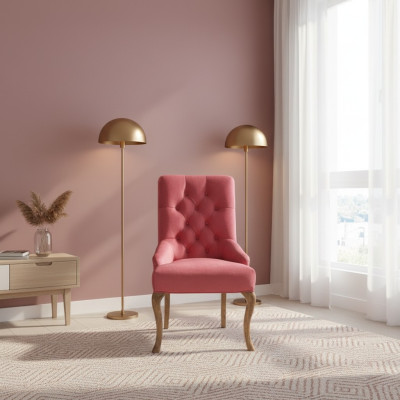 Diseño de sillas Chesterfield Conjunto de sillas de hotel Tapizado textil Grupo de 8 unidades Nuevo
