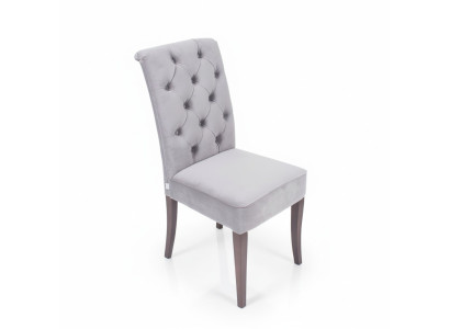 Silla de diseño Chesterfield set de 6 sillas nuevas de tela para grupo de hoteles.