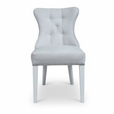 Diseñador Sillas grises Chesterfield Grupo de tapicería para hoteles Set de 2枚